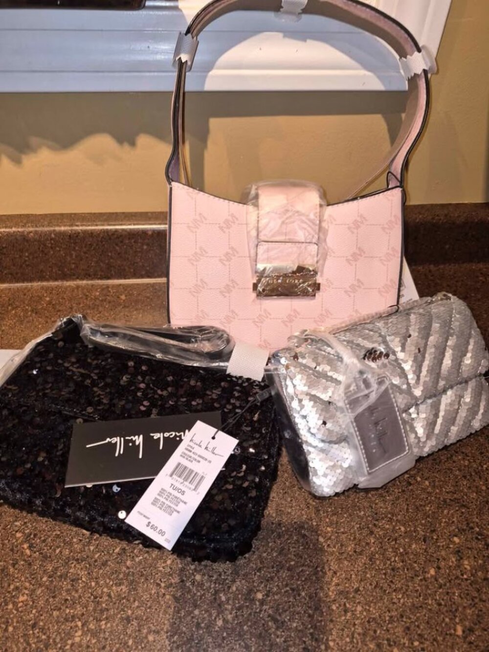 Lot of 3 Nicole Miller handbags